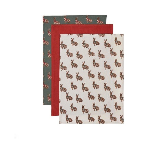Prosoape de vase 3 buc. 45x65 cm Heritage Hare – Cooksmart ®-image-1