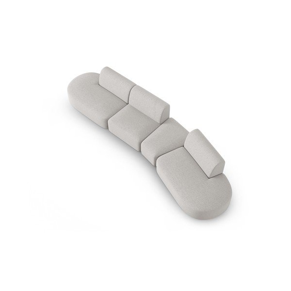 Canapea gri deschis 412 cm Shane – Micadoni Home-image-2
