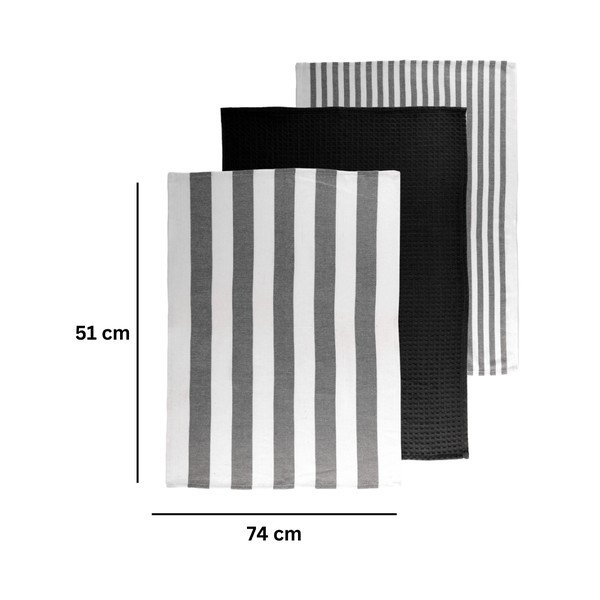 Prosoape de vase 3 buc. din bumbac 51x74 cm Marra – Tiseco Home Studio-image-2