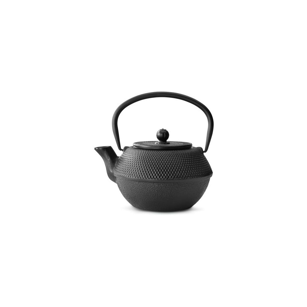 Ceainic din fontă cu infuzor Bredemeijer Jang, 1,2 l, negru