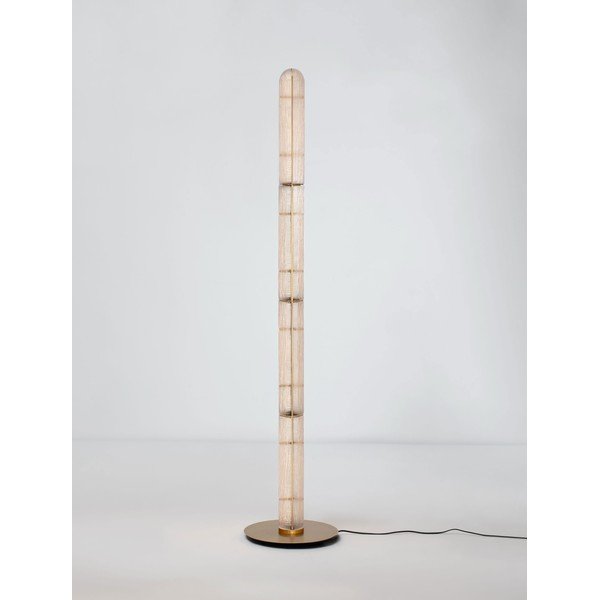 Lampadar alămiu LED din metal cu abajur din sticlă (înălțime 165,5 cm) Gloree – Nova Luce-image-4