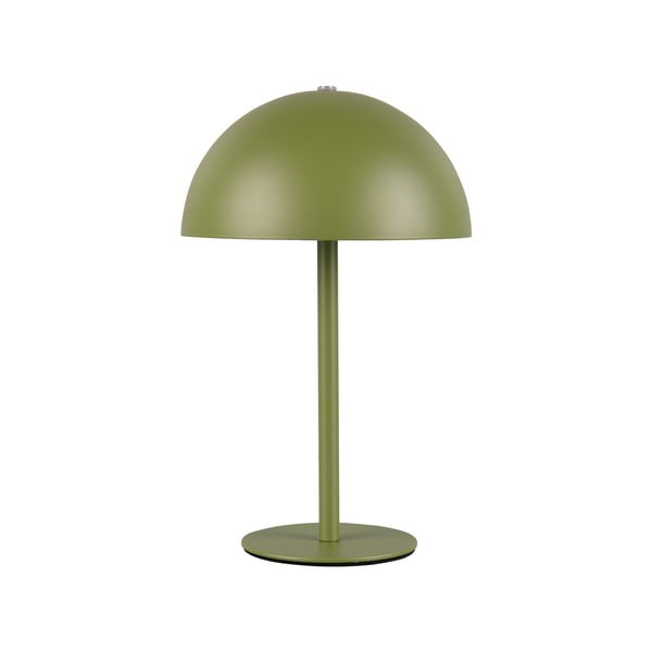 Veioză verde LED cu abajur din metal (înălțime 21 cm) Munoz – Trio