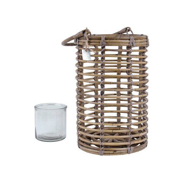Felinar din ratan Esschert Design Nature, înălțime 39 cm-image-1