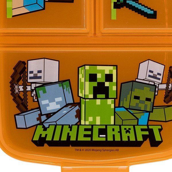 Cutie de gustări pentru copii portocalie din plastic Minecraft – STOR-image-4
