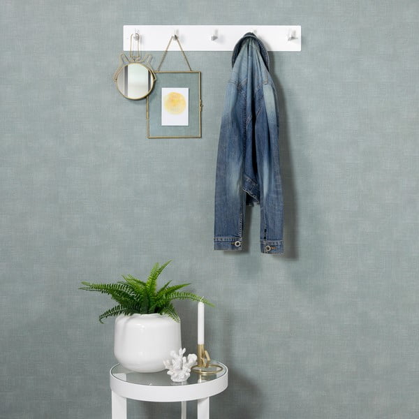 Cuier de perete alb din metal 70 cm Leatherman – Spinder Design-image-1