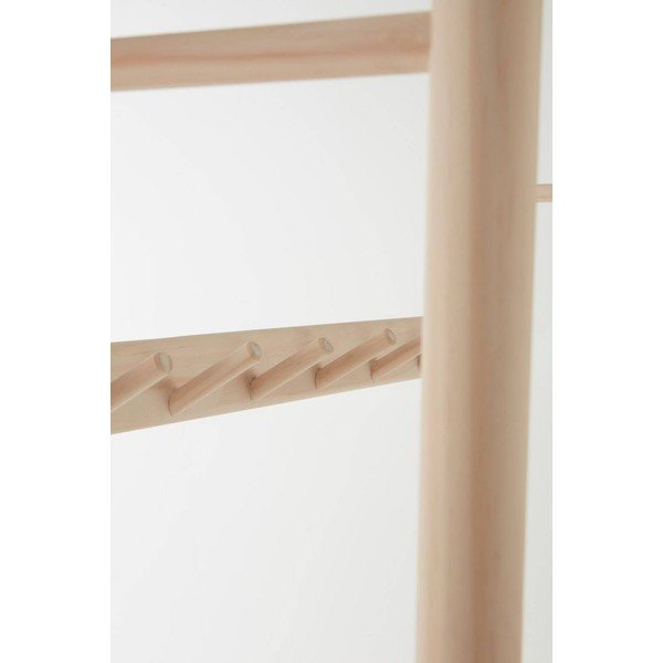 Set pentru hol în culoare naturală deschisă din lemn de pin 100x200x40 cm Woodley – Jotex-image-3