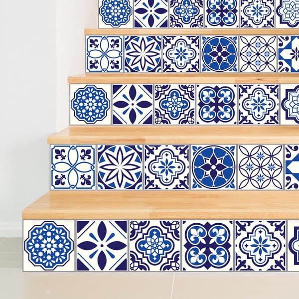 Set 24 autocolante Walplus Moroccan Tiles