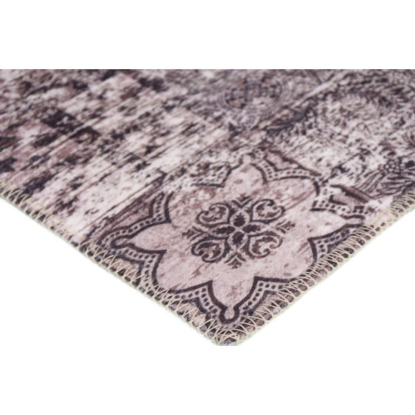 Covor bej lavabil 150x80 cm - Vitaus-image-2