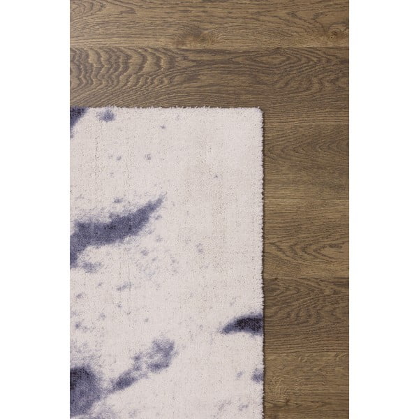 Covor albastru din lână 133x180 cm Albo – Agnella-image-3