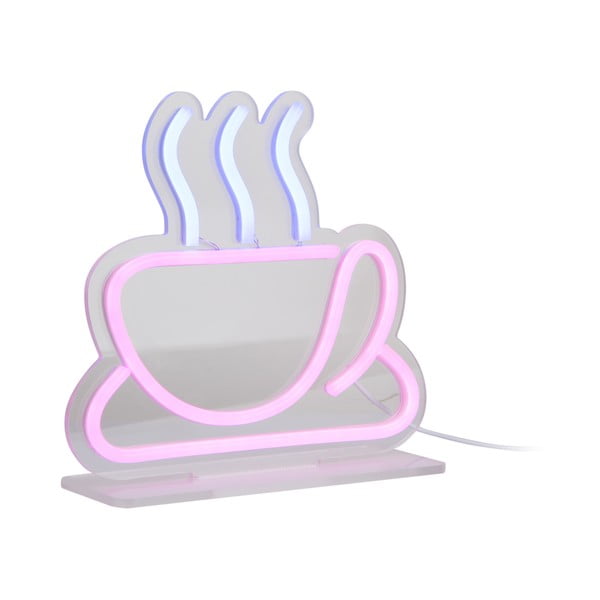 Decorațiune luminoasă neon roz LED 5 W Coffee – Leitmotiv