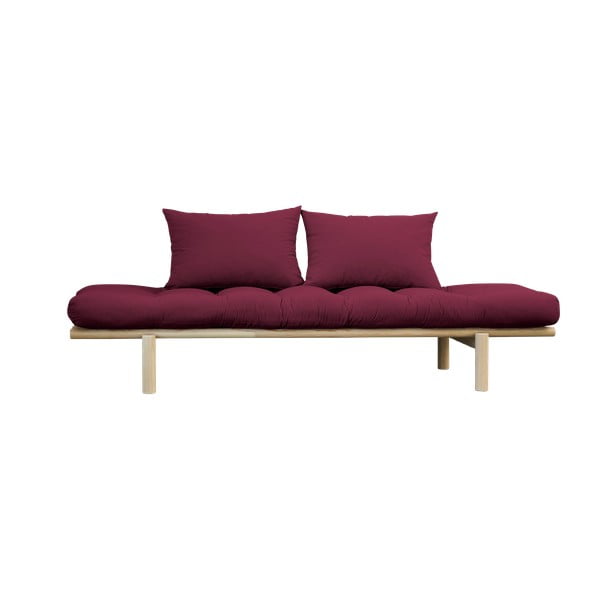 Canapea roșie extensibilă 200 cm Pace - Karup Design