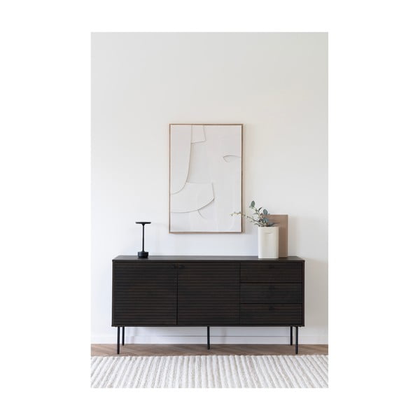 Veioză neagră LED (înălțime 28,5 cm) Lyneham – House Nordic-image-2