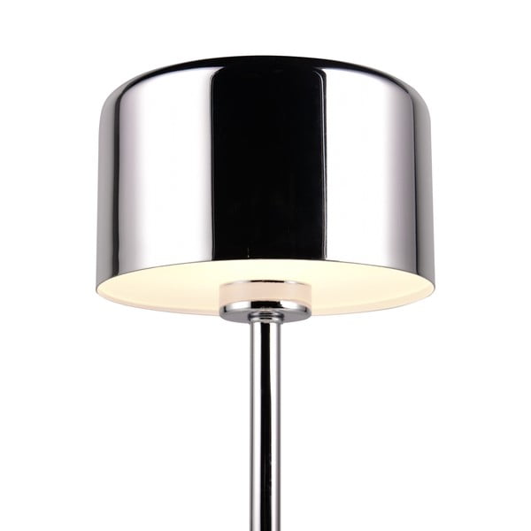 Veioză argintiu-lucios LED cu intensitate reglabilă (înălțime 30 cm) Jeff – Reality-image-1