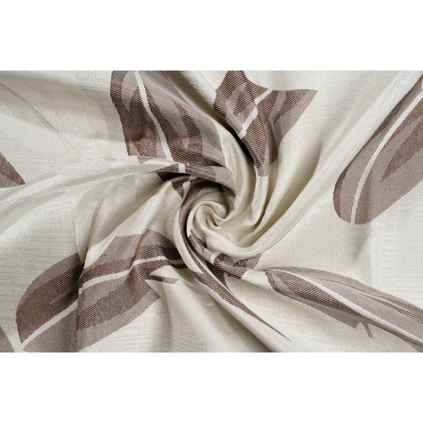 Draperie maro-crem 210x245 cm Nydia – Mendola Fabrics-image-4