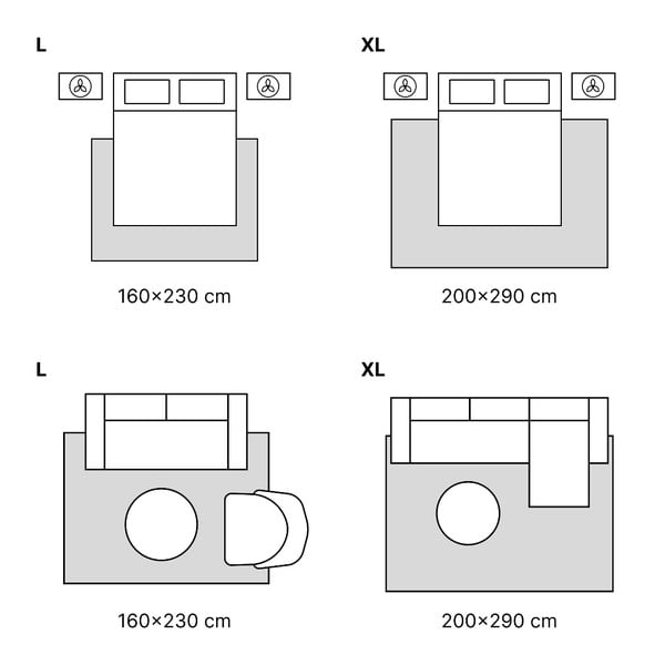 Covor gri 200x280 cm Soft – FD-image-3