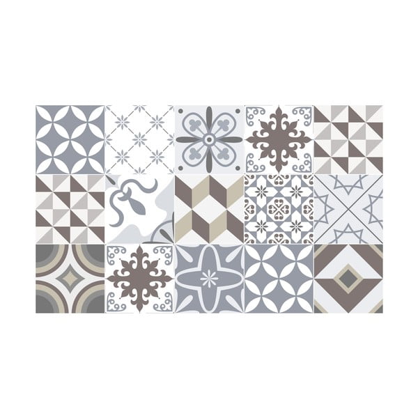 Autocolant de pardoseală, impermeabil Ambiance Brown Style, 100 x 60 cm-image-2