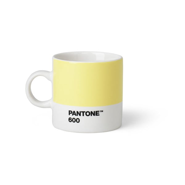 Cană Pantone Espresso, 120 ml, galben deschis