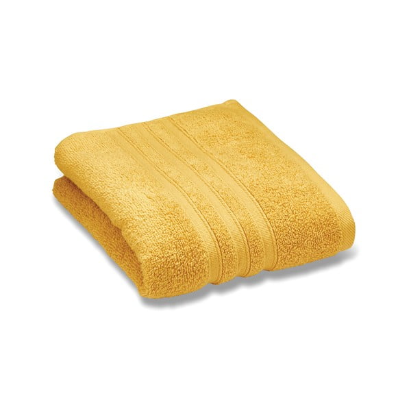 Prosop galben din bumbac din frotir 70x120 cm Zero Twist – Catherine Lansfield