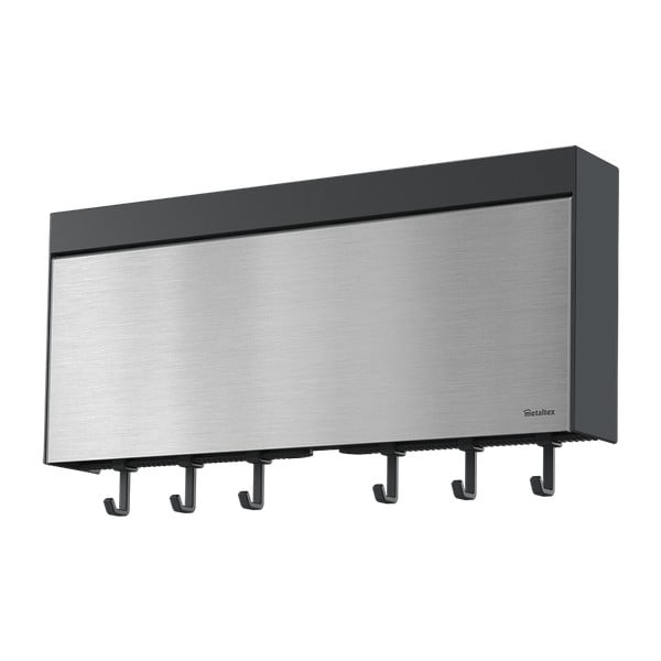 Suport de perete pentru prosoape de hârtie și folii de bucătărie Metaltex Tango Inox-image-4