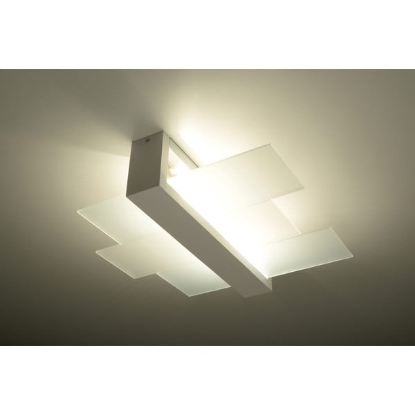 Plafonieră Sollux Leda, alb-image-4