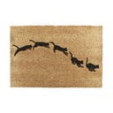 Covoraș de intrare din fibre de nucă de cocos 40x60 cm Jumping Cats – Artsy Doormats