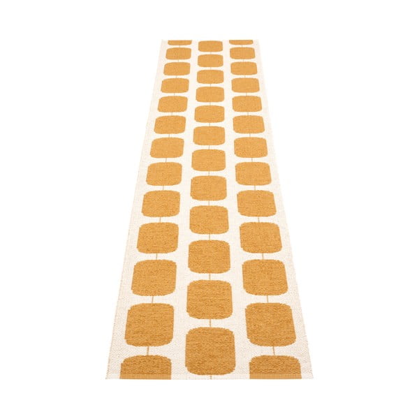 Covor tip traversă pentru interior și exterior galben ocru/crem 70x300 cm Sten Ochre – Pappelina-image-2