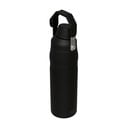 Sticlă termică neagră din oțel inoxidabil 700 ml IceFlow™ Bottle Fast Flow Black – Stanley