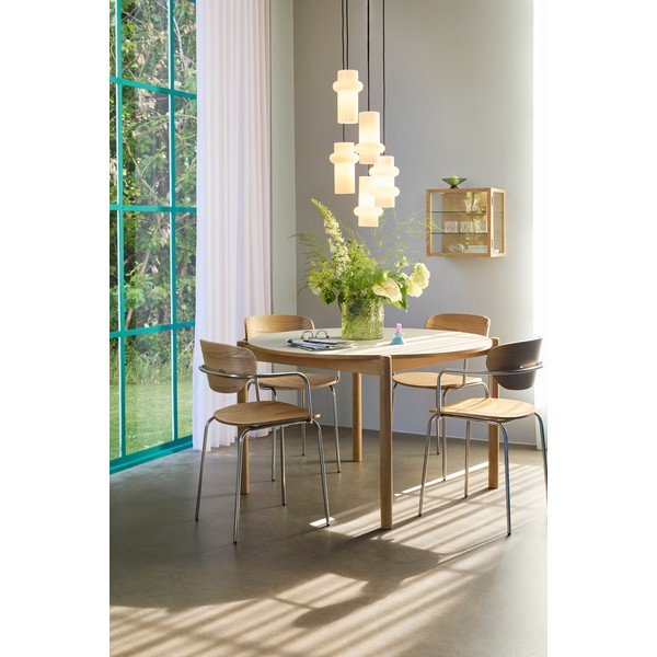 Lustră albă din sticlă ø 15 cm Pilule – Hübsch-image-4