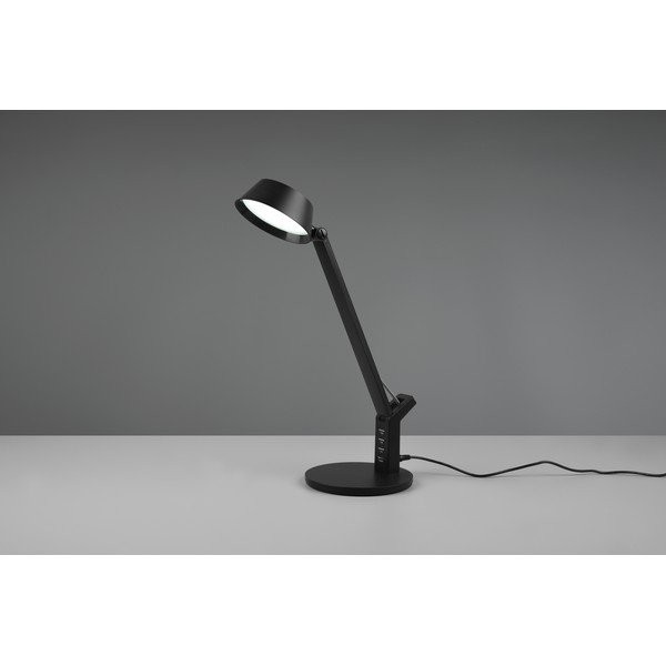 Veioză negru-mat LED cu intensitate reglabilă (înălțime 40 cm) Ava – Trio-image-1