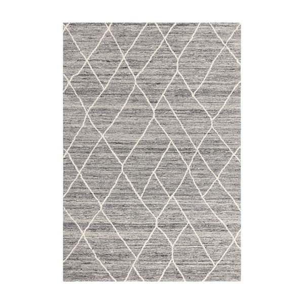 Covor gri din lână 120x170 cm Noah – Asiatic Carpets