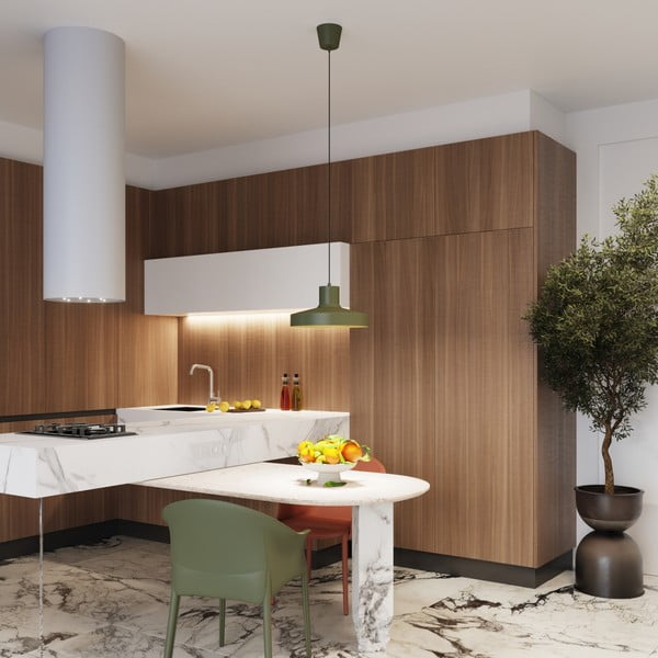 Lustră verde ø 35 cm Vito – Sollux-image-1