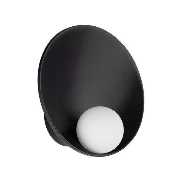 Aplică de perete negru-mat din oțel Minim – Nova Luce