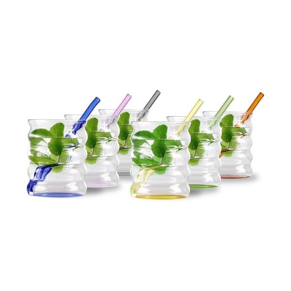 Pahare 6 buc. din sticlă borosilicată 350 ml Volo – Vialli Design