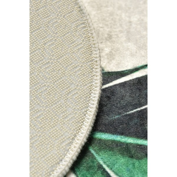 Covorașe de baie verzi-bej 2 buc. 60x100 cm Floret – Foutastic-image-2