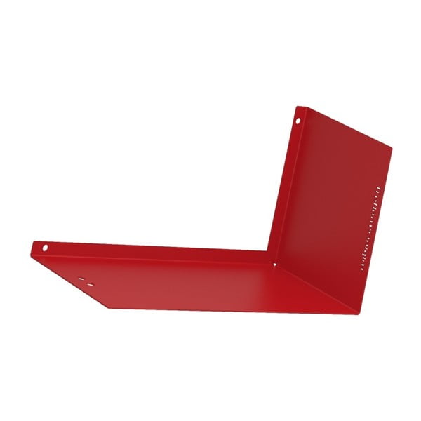 Raft metalic pentru perete Mi piace molto Boomerang Dx, roșu