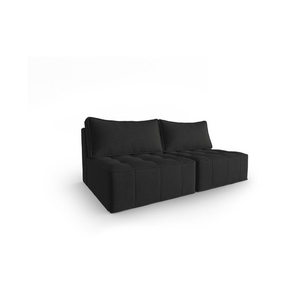 Canapea neagră 160 cm Mike – Micadoni Home-image-1