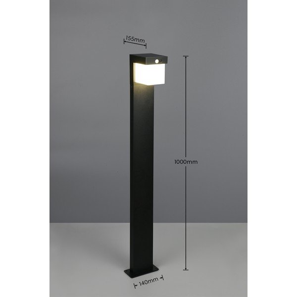 Corp de iluminat pentru exterior LED cu stâlp de fixare, solar (înălțime 100 cm) Colombo – Reality-image-4