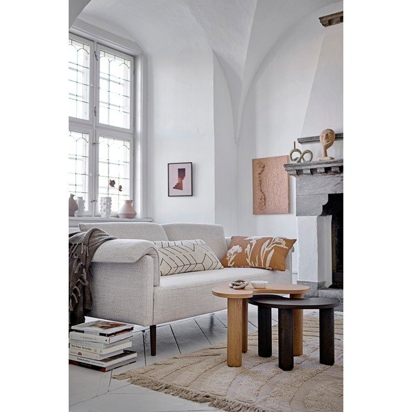 Măsuță de cafea în culoare naturală din lemn de arbore de cauciuc 44x65 cm Luppa – Bloomingville-image-2