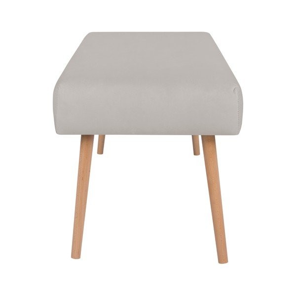 Bancă Mazzini Sofas Bergamot, gri deschis-image-4
