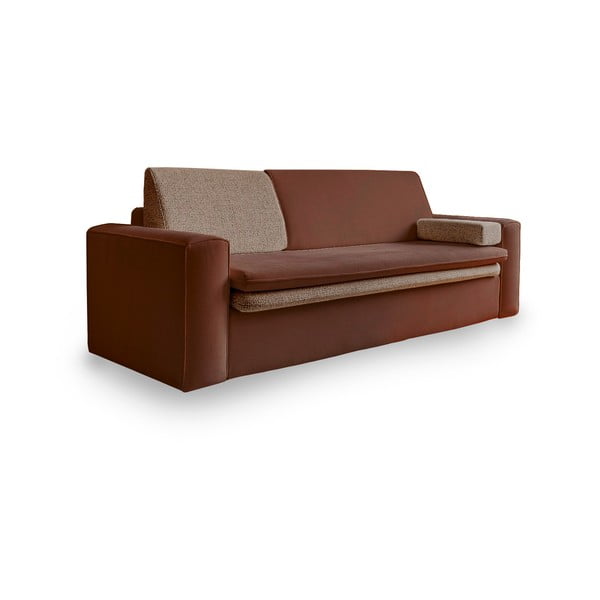 Canapea cărămizie extensibilă 237 cm Wilson – Miuform