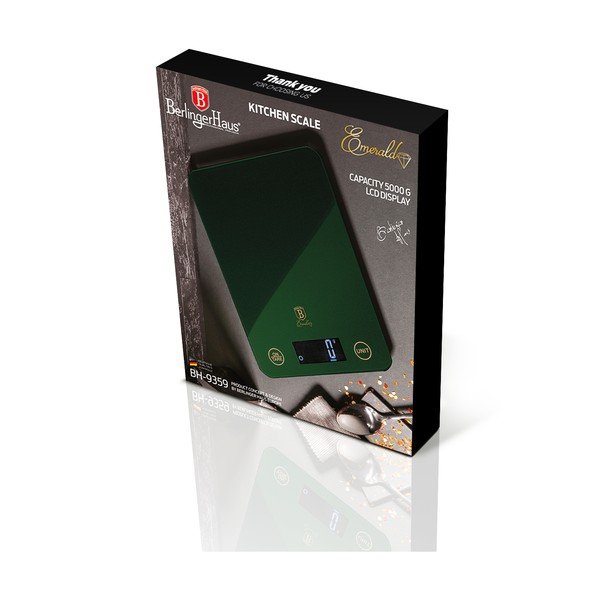 Cântar de bucătărie Emerald Collection - BerlingerHaus-image-3