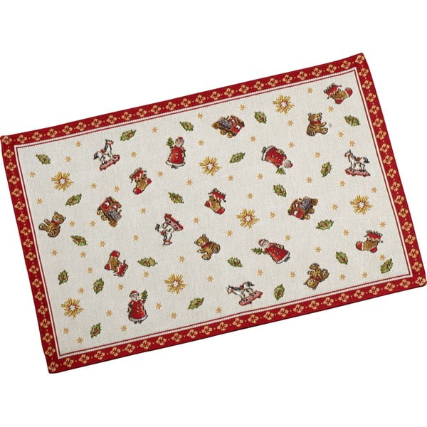 Suport textil pentru farfurie cu motiv de Crăciun Villeroy & Boch Toys Delight, 48 x 32 cm
