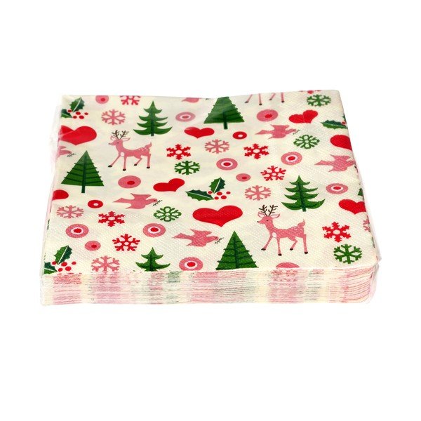 Șervețele 20 buc. 25x25 cm 50s Christmas – Rex London