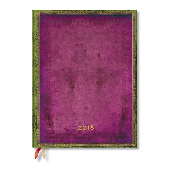 Agendă 2018 cu spațiu pentru notițe Paperblanks Byzantium Ultra