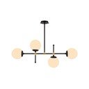 Lustră Squid Lighting Kruva, înălțime 57 cm, negru