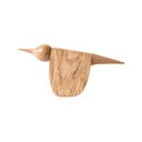Statuetă din lemn de stejar în formă de pasăre Gazzda