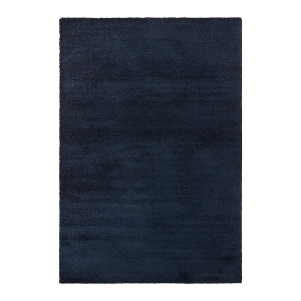Covor Elle Decoration Glow Loos, 200 x 290 cm, albastru închis