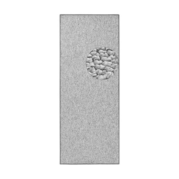 Covor tip traversă gri 80x200 cm Wolly – BT Carpet