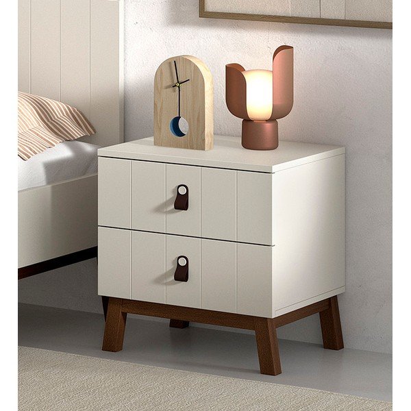 Noptieră de copii bej Sezane – Vipack-image-1