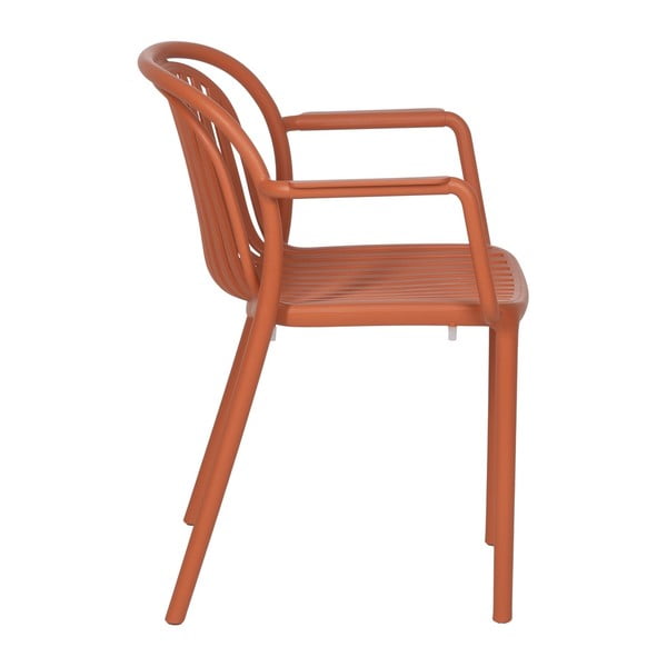 Scaun de dining teracotă din plastic Alia – Ixia-image-2